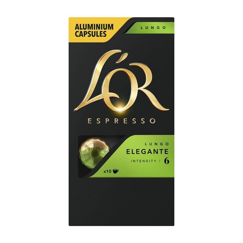 Kapsle pro espressa L'or Lungo Elegante 10ks, Kapsle, pro, espressa, L'or, Lungo, Elegante, 10ks