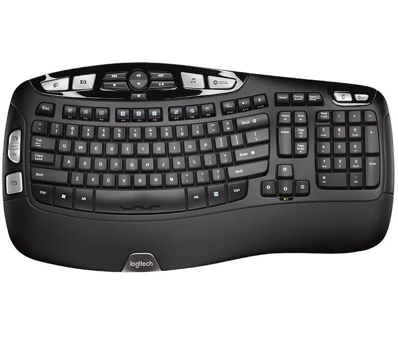 Klávesnice Logitech Wireless K350 UK černá