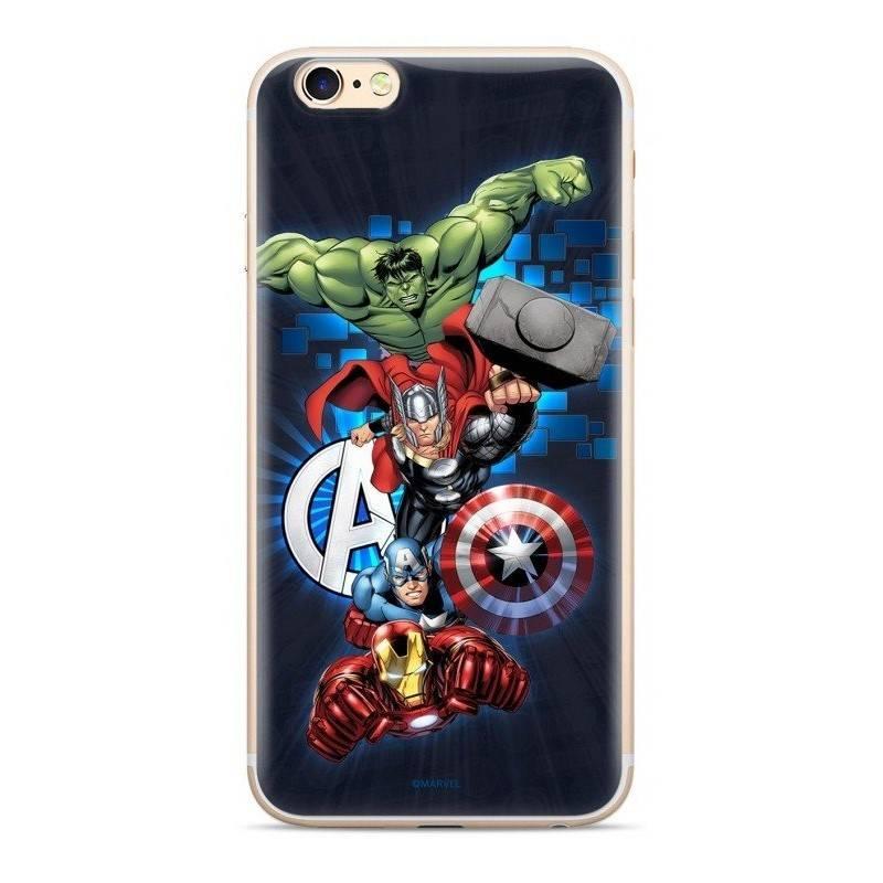 Kryt na mobil Marvel Avengers pro Huawei Y6 2018 modrý