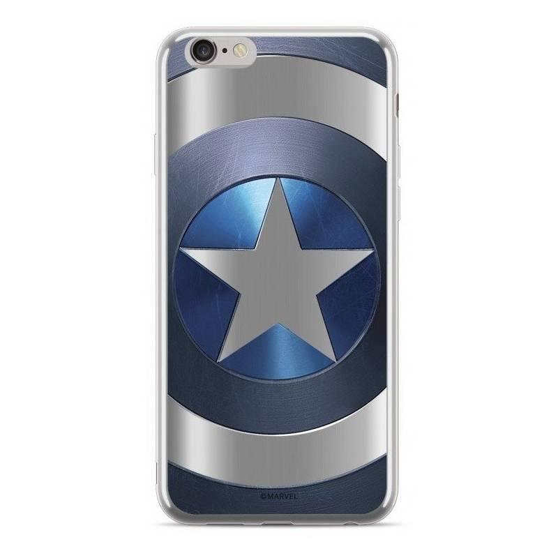 Kryt na mobil Marvel Captain America pro Huawei Nova 3i stříbrný