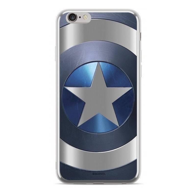 Kryt na mobil Marvel Captain America pro Huawei P Smart stříbrný