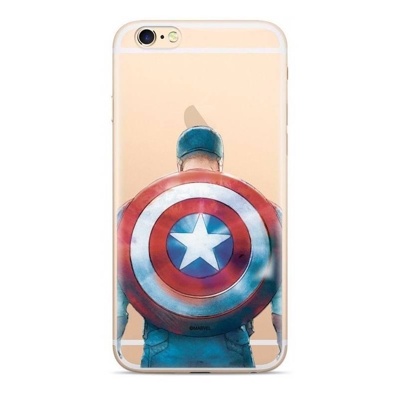 Kryt na mobil Marvel Captain America pro Huawei P20 Lite průhledný