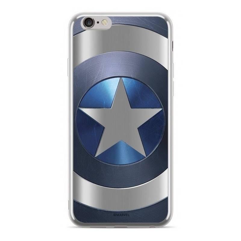 Kryt na mobil Marvel Captain America pro Huawei P20 Lite stříbrný