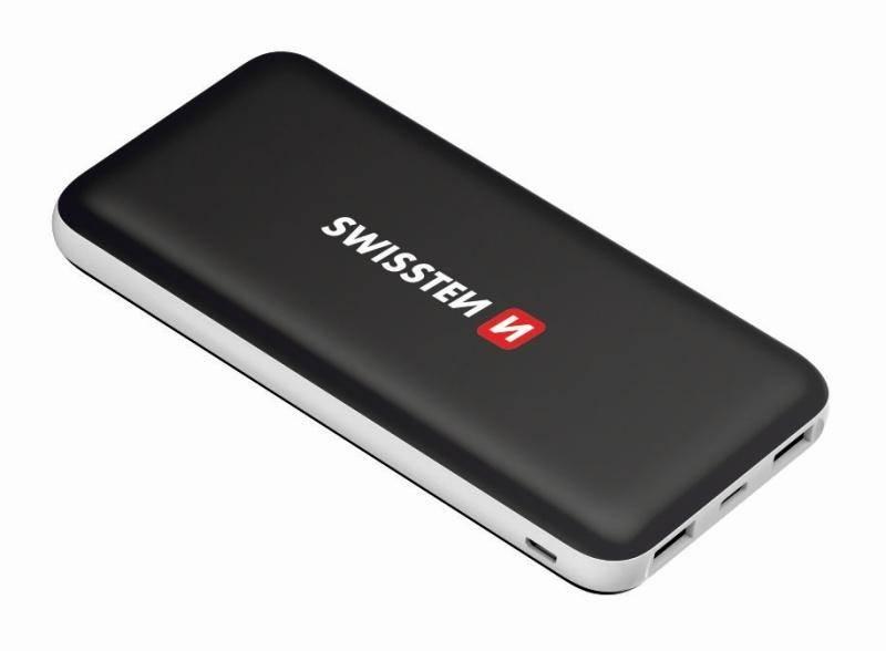 Powerbank Swissten Black Core Slim 10000mAH,