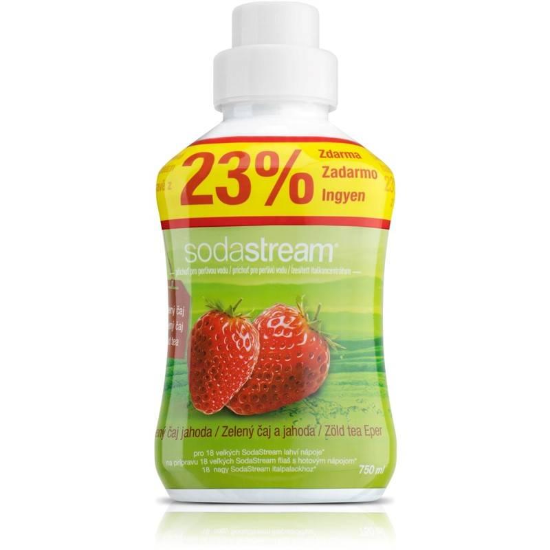 Příchuť pro perlivou vodu SodaStream Zelený čaj 750 ml, Příchuť, pro, perlivou, vodu, SodaStream, Zelený, čaj, 750, ml