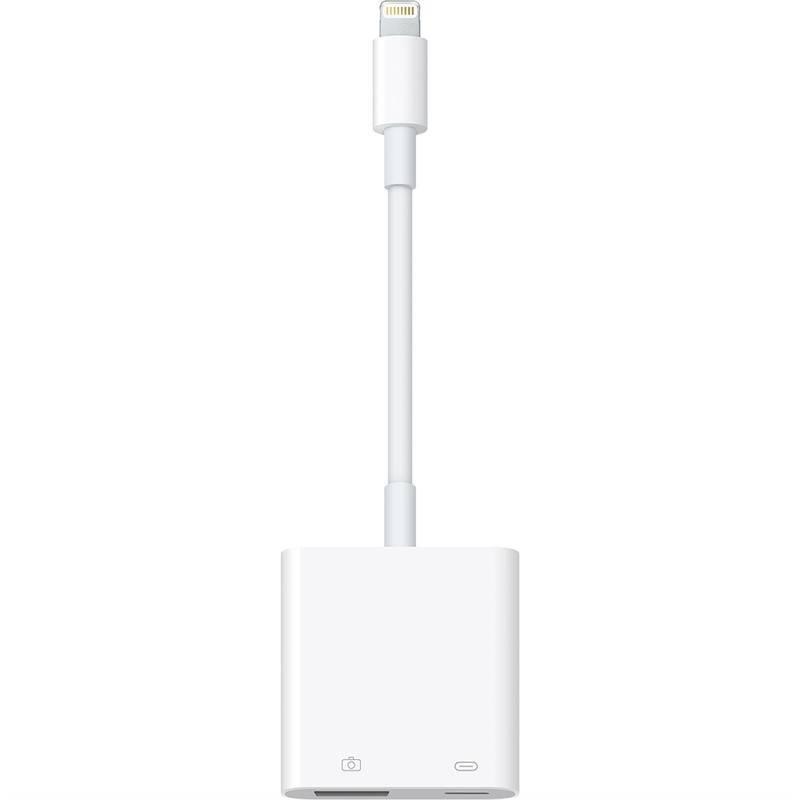 Redukce Apple Lightning USB 3 adaptér fotoaparátu bílá, Redukce, Apple, Lightning, USB, 3, adaptér, fotoaparátu, bílá