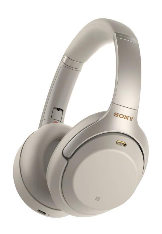 Sluchátka Sony WH-1000XM3S stříbrná, Sluchátka, Sony, WH-1000XM3S, stříbrná