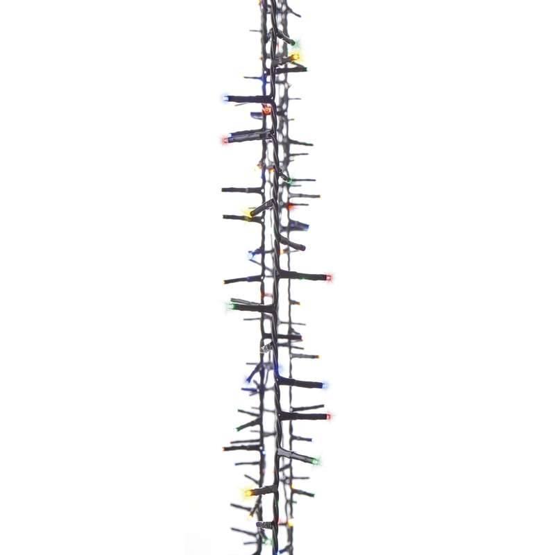 Vánoční osvětlení EMOS 400 LED řetěz – ježek, 8m, multicolor, časovač