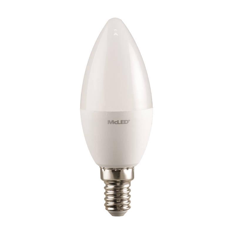 Žárovka LED McLED svíčka, 3,5W, E14, teplá bílá, Žárovka, LED, McLED, svíčka, 3,5W, E14, teplá, bílá