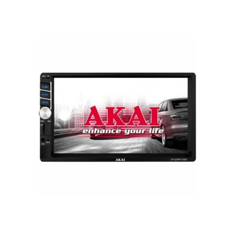 Autorádio s LCD AKAI CA-2DIN7135S černé