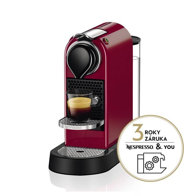 Espresso Krups Nespresso Citiz XN741510 červené