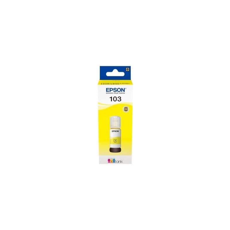 Inkoustová náplň Epson EcoTank 103, 65 ml žlutá