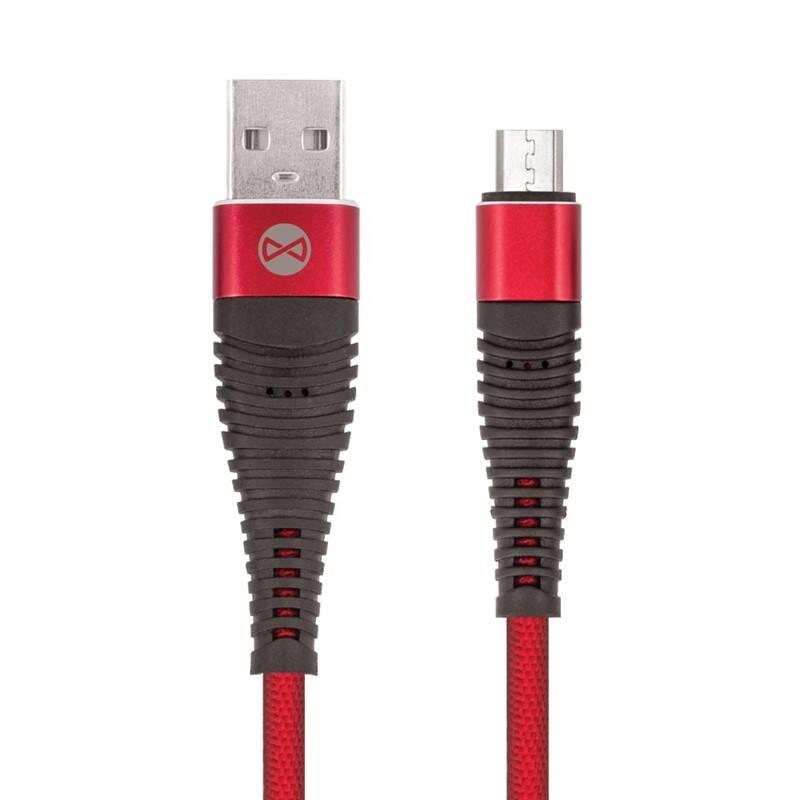 Kabel Forever USB Micro USB, 1m červený