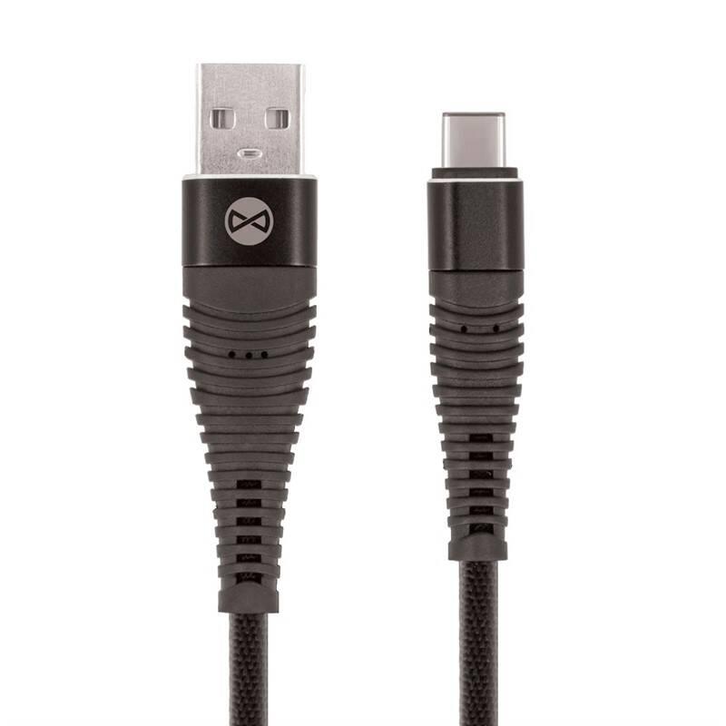 Kabel Forever USB USB-C, 1m černý