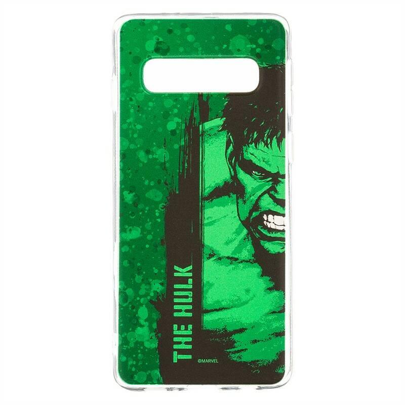 Kryt na mobil Marvel Hulk pro Samsung Galaxy S10 zelený