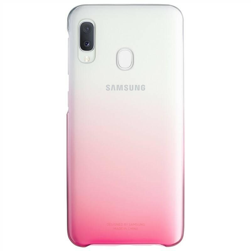 Kryt na mobil Samsung Gradation Cover pro Galaxy A20e růžový