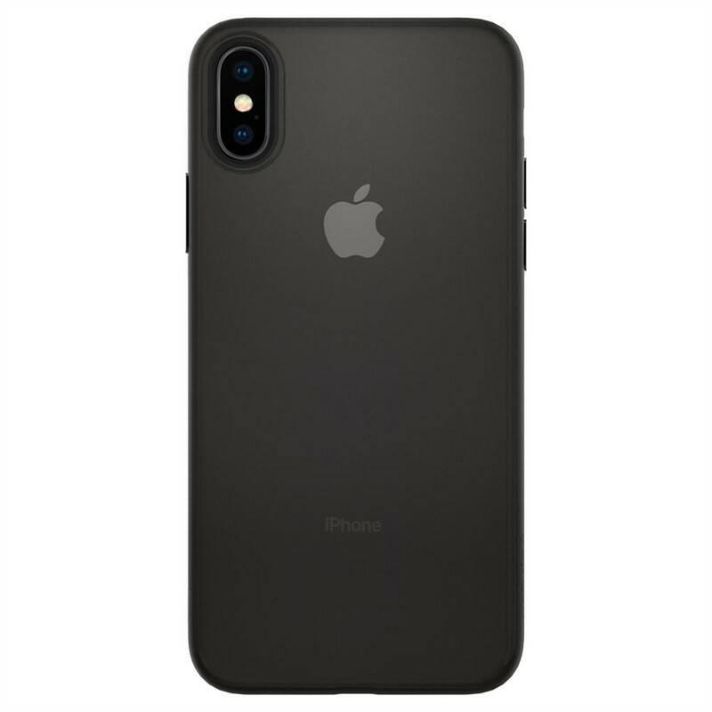 Kryt na mobil Spigen Air Skin pro Apple iPhone X Xs černý