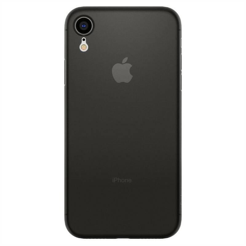 Kryt na mobil Spigen Air Skin pro Apple iPhone XR černý