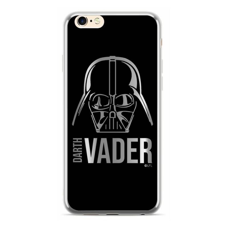 Kryt na mobil Star Wars Darth Vader Luxury Chrome pro Apple iPhone X stříbrný