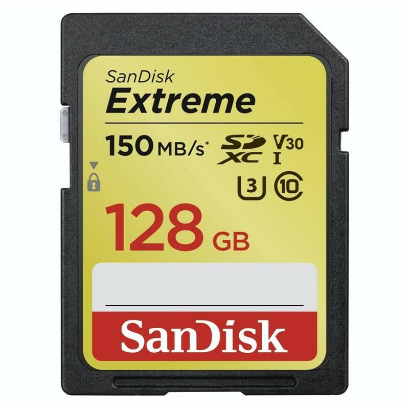 Paměťová karta Sandisk SDXC Extreme 128GB
