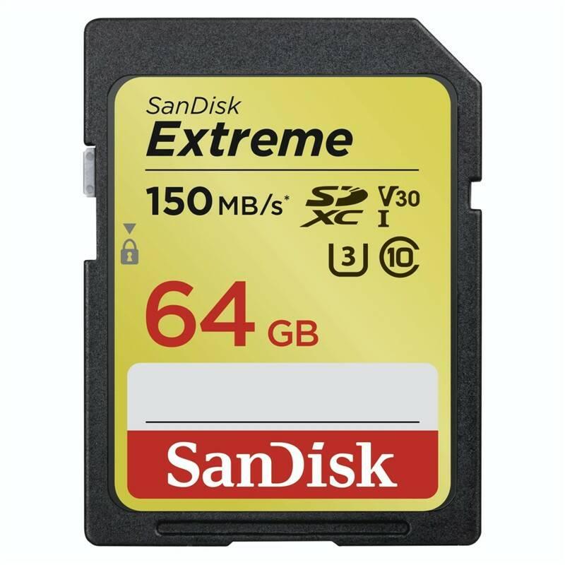 Paměťová karta Sandisk SDXC Extreme 64GB