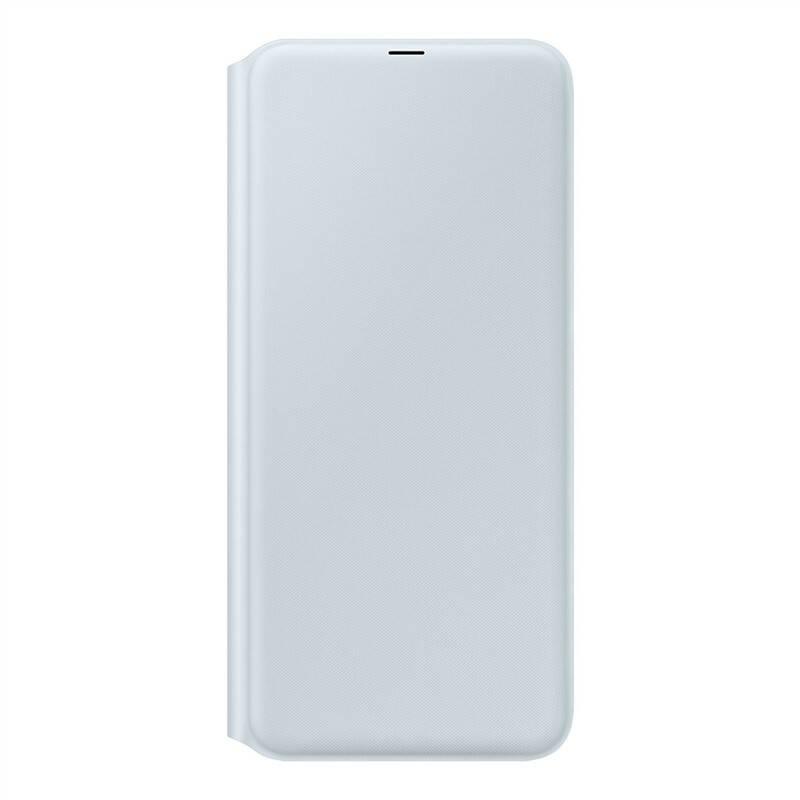 Pouzdro na mobil flipové Samsung Wallet Cover pro Galaxy A70 bílé