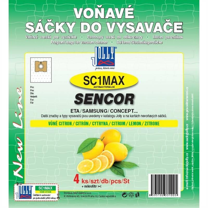 Sáčky do vysavače Jolly MAX SC 1 lemon perfume