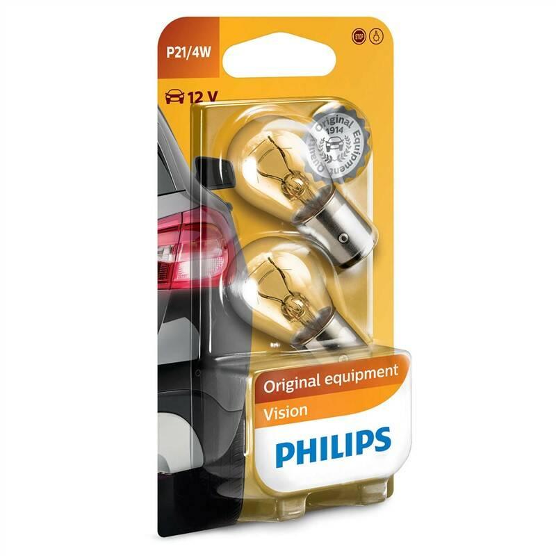 Autožárovka Philips Vision P21 4W, 2ks