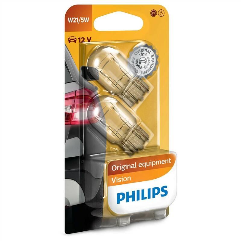 Autožárovka Philips Vision W21 5W, 2ks