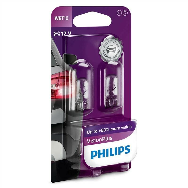 Autožárovka Philips VisionPlus WBT10, 2ks, Autožárovka, Philips, VisionPlus, WBT10, 2ks