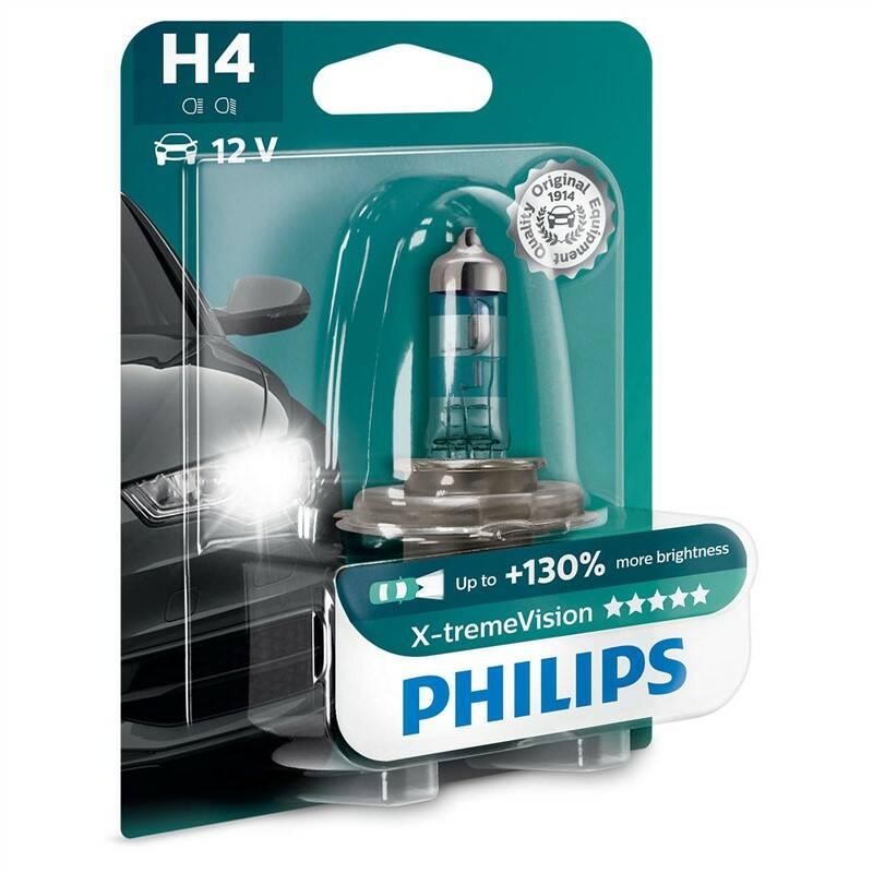 Autožárovka Philips X-tremeVision H4, 1ks