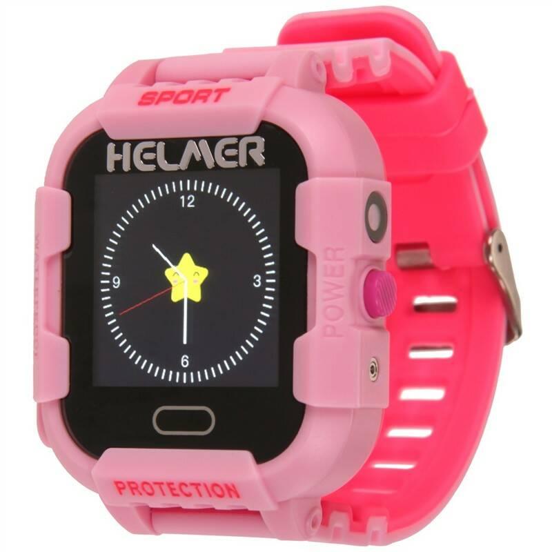 Chytré hodinky Helmer LK 708 dětské s GPS lokátorem růžový, Chytré, hodinky, Helmer, LK, 708, dětské, s, GPS, lokátorem, růžový