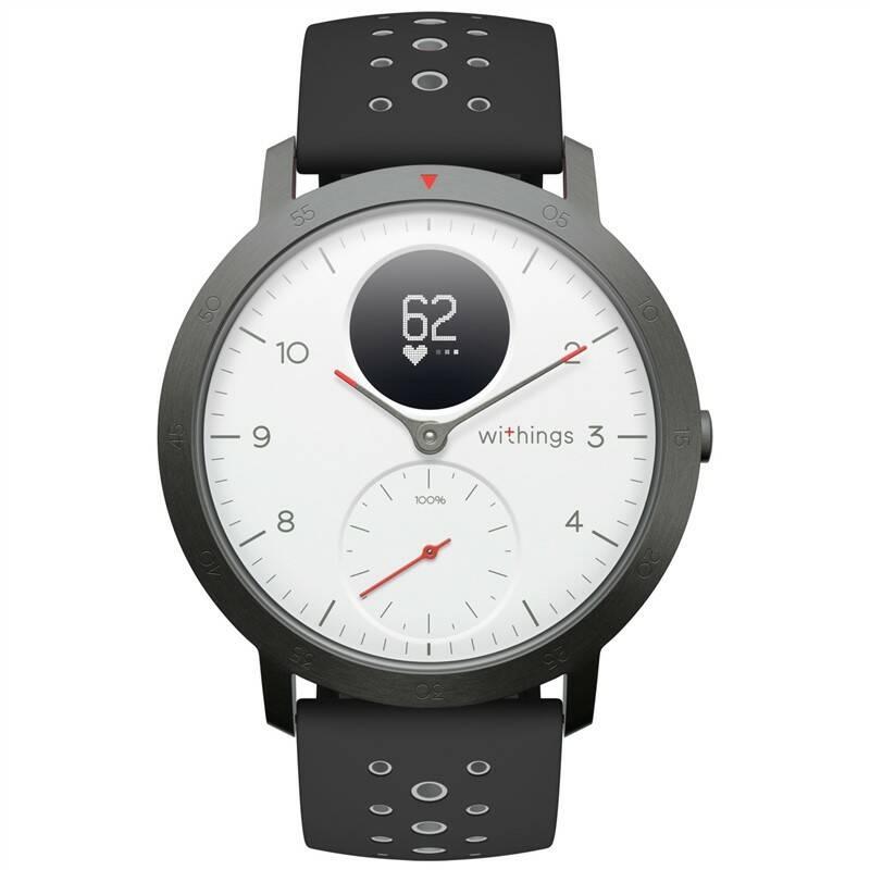 Chytré hodinky Withings Steel HR Sport černá bílá