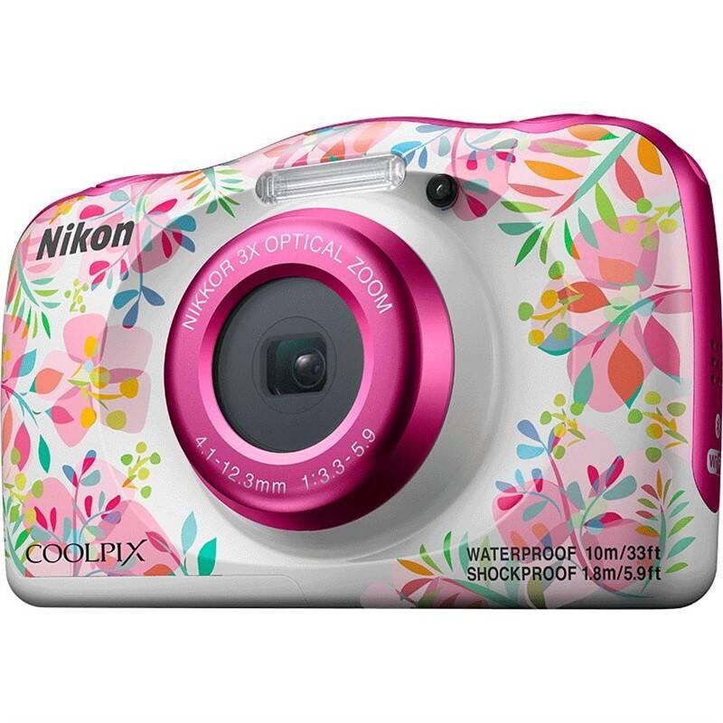 Digitální fotoaparát Nikon Coolpix W150 BACKPACK KIT bílý růžový, Digitální, fotoaparát, Nikon, Coolpix, W150, BACKPACK, KIT, bílý, růžový