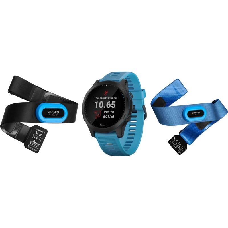 GPS hodinky Garmin Forerunner 945 Optic TRI bundle modré