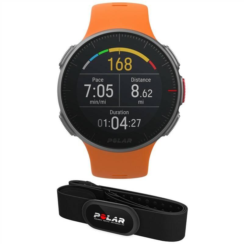 GPS hodinky Polar Vantage V s hrudním pásem oranžová