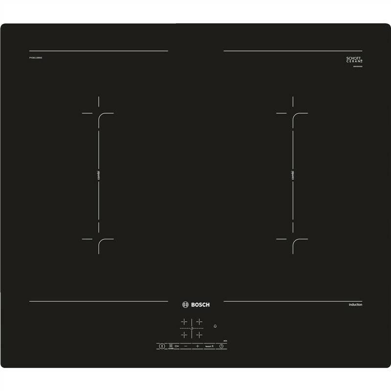 Indukční varná deska Bosch PVQ611BB5E černá