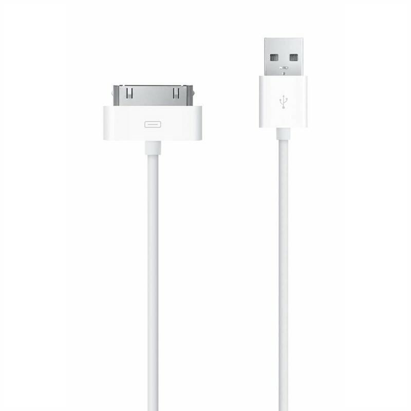 Kabel Apple USB 30-pin, 1m bílý, Kabel, Apple, USB, 30-pin, 1m, bílý