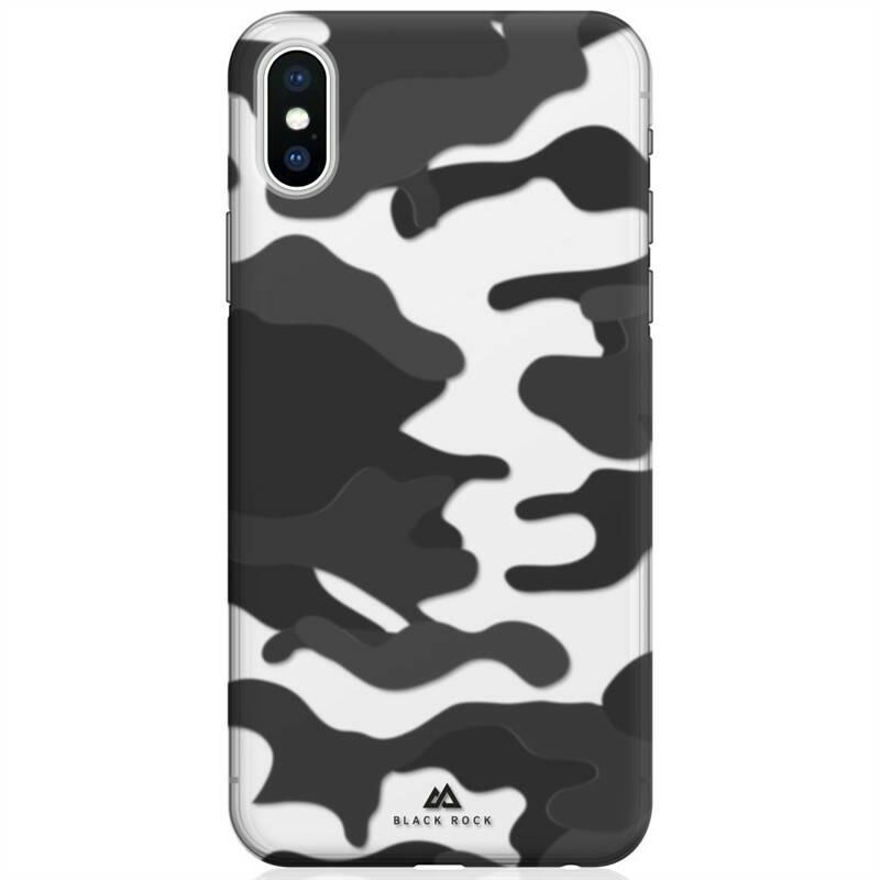 Kryt na mobil Black Rock Camouflage Case pro Apple iPhone X Xs černý