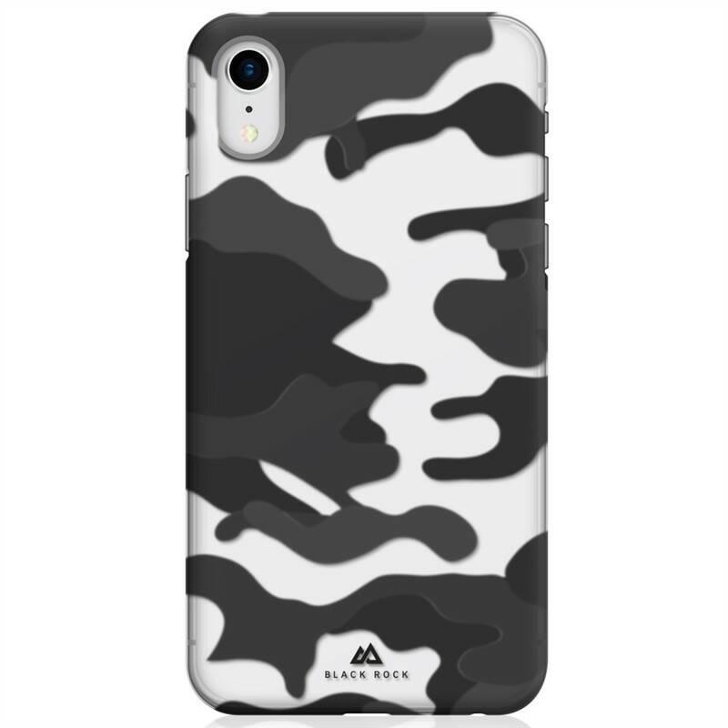 Kryt na mobil Black Rock Camouflage Case pro Apple iPhone XR černý