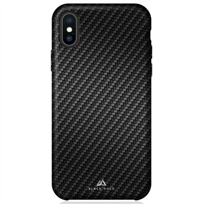 Kryt na mobil Black Rock Flex Carbon Case pro Apple iPhone X Xs černý