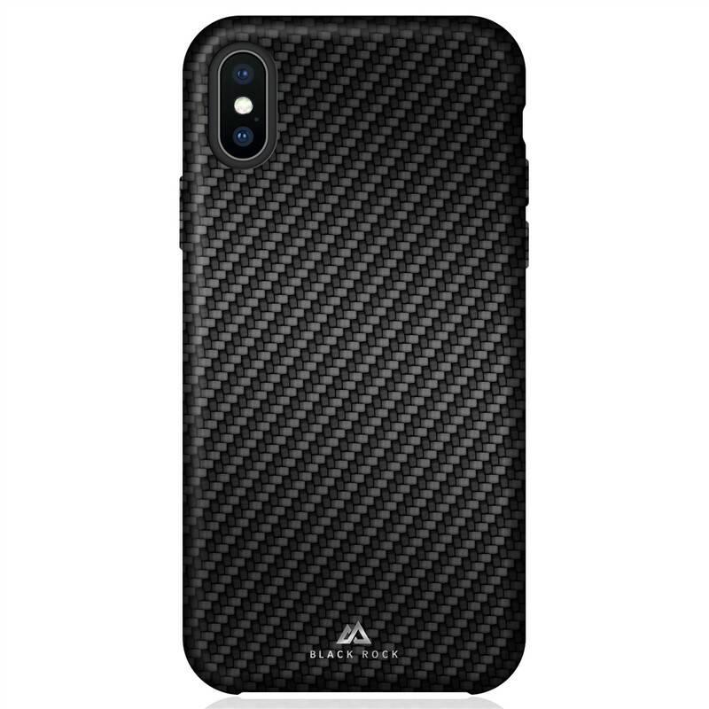 Kryt na mobil Black Rock Flex Carbon Case pro Apple iPhone Xs Max černý