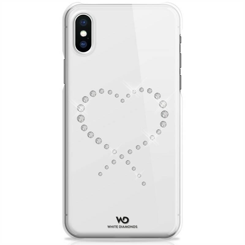 Kryt na mobil White Diamonds Eternity pro Apple iPhone X Xs průhledný