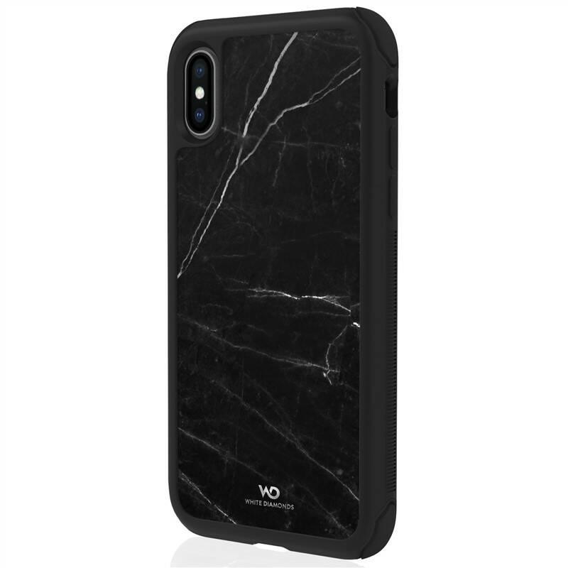 Kryt na mobil White Diamonds Tough Marble Case pro Apple iPhone X Xs černý
