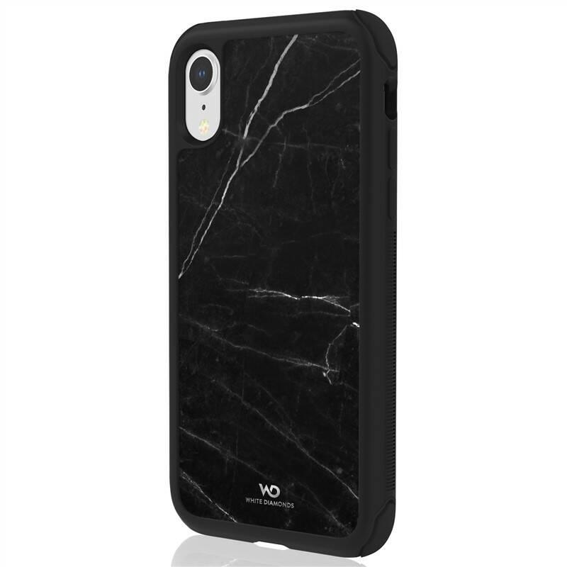Kryt na mobil White Diamonds Tough Marble Case pro Apple iPhone XR černý