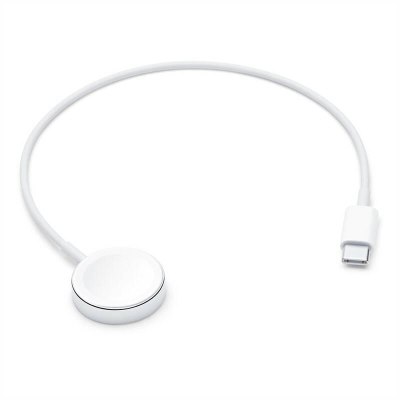 Nabíjecí kabel Apple magnetický pro Apple Watch, USB-C, 0,3m bílý