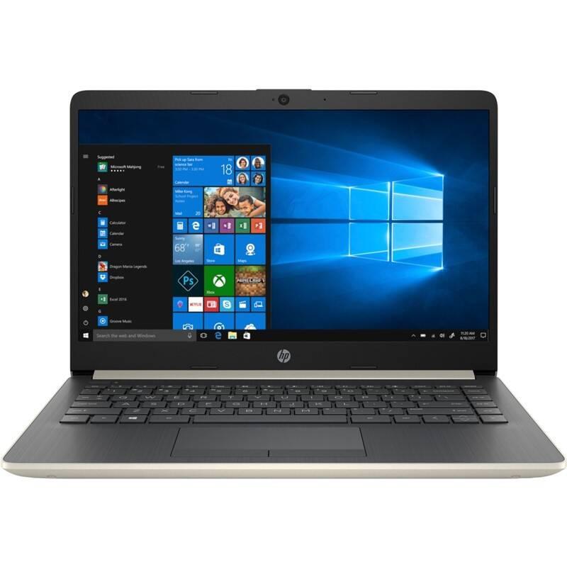 Notebook HP 14-dk0000nc zlatý