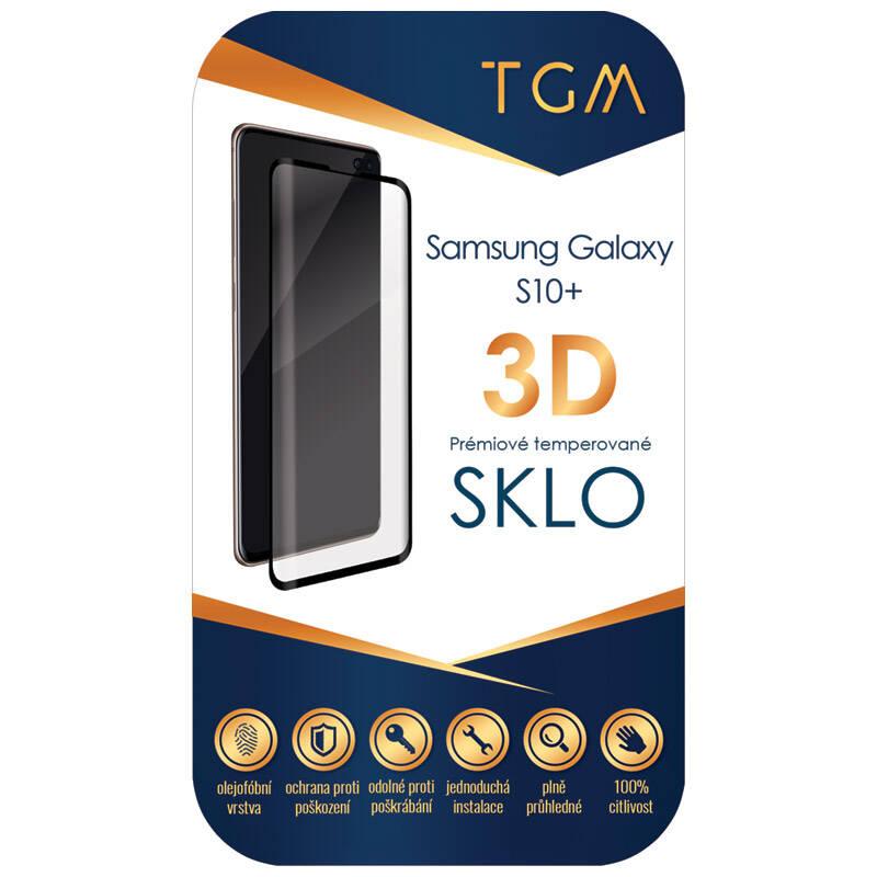 Ochranné sklo TGM 3D pro Samsung Galaxy S10 černé, Ochranné, sklo, TGM, 3D, pro, Samsung, Galaxy, S10, černé