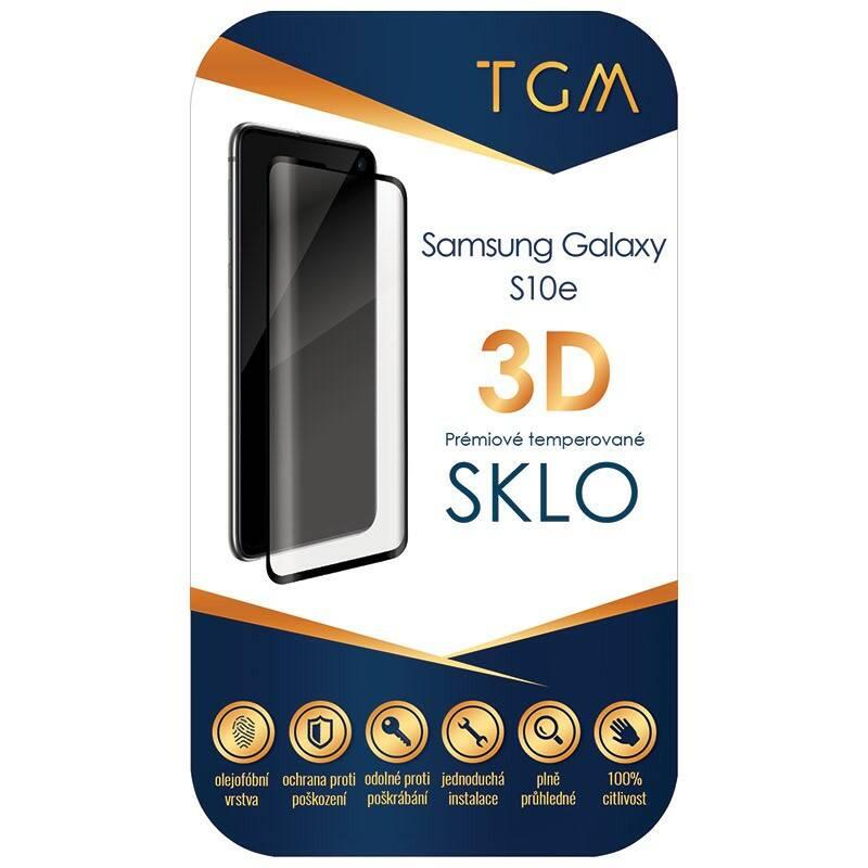 Ochranné sklo TGM 3D pro Samsung Galaxy S10e černé, Ochranné, sklo, TGM, 3D, pro, Samsung, Galaxy, S10e, černé