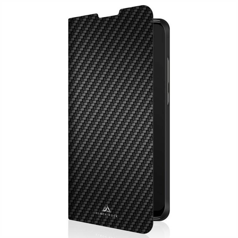 Pouzdro na mobil flipové Black Rock Flex Carbon Booklet pro Huawei P Smart černé